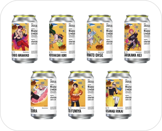 「TAG LIVE LABEL」DRINK ウーロン茶（全7種）